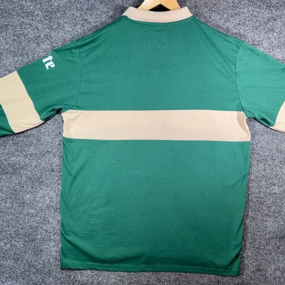 Chicago White Sox Polo Rugby Shirt Men's XL Green St Patrick's Day Miller Lite - Picture 3 of 11